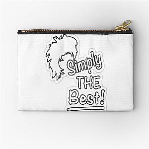 Tina Turner Simply The Best Printed T-Shirt Zipper Pouch