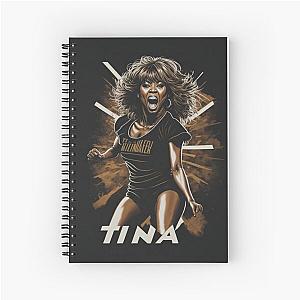 Awesome Tina Turner Design Spiral Notebook