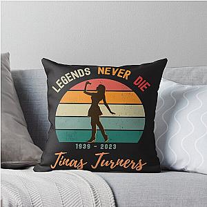 The Tina Turner Legacy Best Ever Legends Never Die Throw Pillow
