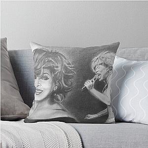 Tina Turner Portrait Art Print Pillow