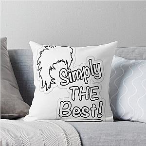 Tina Turner Simply The Best T-Shirt Throw Pillow