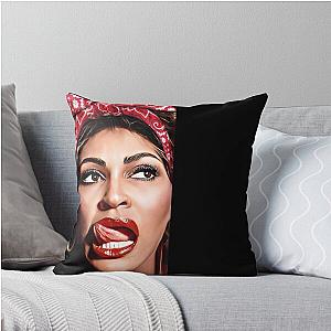 Tina Turner Rockabilly Throw Pillow
