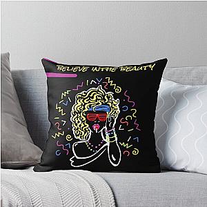 Tina Turner 80s Throw Pillow