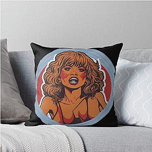 Cute Tina Turner Throw Pillow