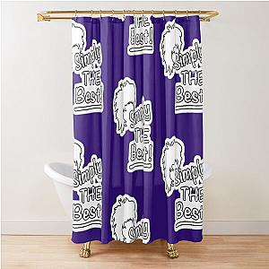 Tina Turner Simply The Best T-Shirt Shower Curtain