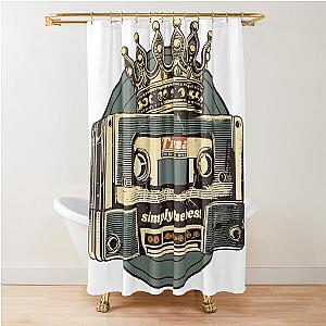 Retro audio tape Tina Turner Simply the Best Shower Curtain