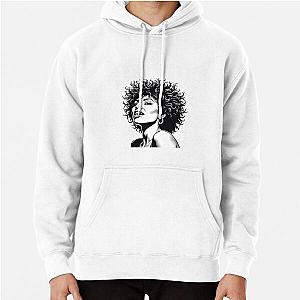Black and white art beautiful portrait of Tina Turner Hoodie