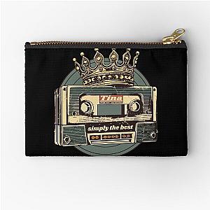 Retro Audio Tape Tina Turner Simply the Best Zipper Pouch