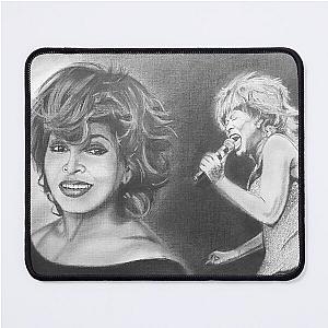 Tina Turner Portrait Art Print Mouse Pad