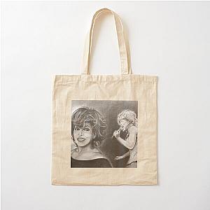 Tina Turner Portrait Cotton Tote Ba