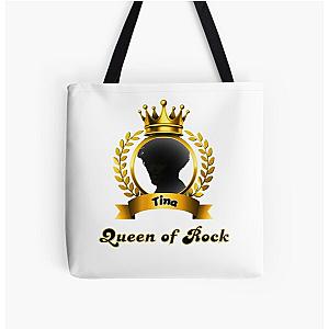Tina Turner Queen of rock All Over Print Tote Bag