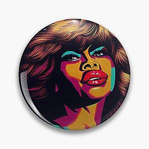 Diva's Legacy Celebrating the Iconic Tina Turner's Timeless Influence Pin
