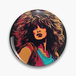 Soulful Serenade: Embrace the Legendary Tina Turner's Timeless Spirit Pin