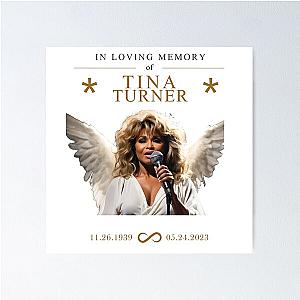 Rest in peace Tina Turner poster