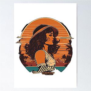 Vintage Tina Turner Poster has been cleaned and the title is now : Vintage Tina Turner