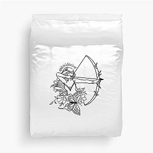Tini Cupido lyrics black Duvet Cover