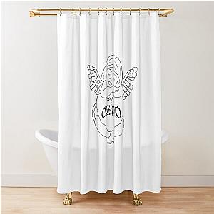 Tini Stoessel - Cupido with Heart (Black) Shower Curtain