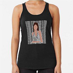 Small Drawing Racerback Tank Top
