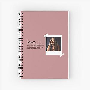 Tini Stoessel - Love Definition Spiral Notebook
