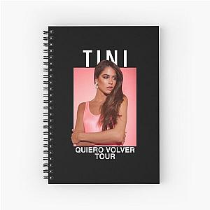 Tini Quiero Volver Tour White Spiral Notebook