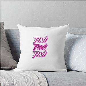 tini pink Throw Pillow