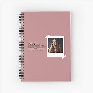 tini stoessel - love definition (6) Spiral Notebook