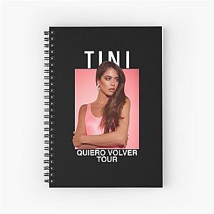 tini - quiero volver tour (white) Spiral Notebook