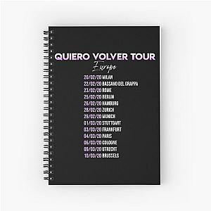 Tini Quiero Volver Tour Europe Spiral Notebook