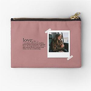 tini stoessel - love definition (1) Zipper Pouch