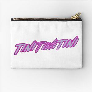 TINI TINI TINI logo Zipper Pouch