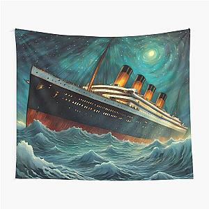 Titanic on the Waves Tapestry