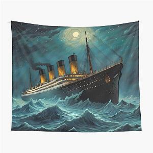 Titanic- Let the Sea Set You Free Tapestry