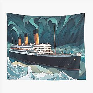 Titanic at Sea Tapestry