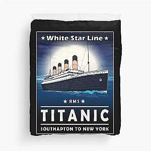 A 1912 Vintage Titan Ship Cruise Gift Duvet Cover