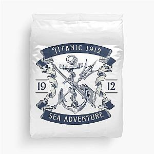 1912 Titanic Adventure Sail Lovers Duvet Cover