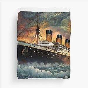 Titanic - Between Sunset and Moonrise Duvet Cover