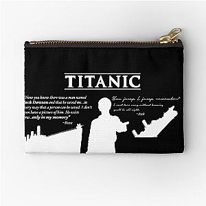 Titanic Leonardo DiCaprio Quotes 
Zipper Pouch