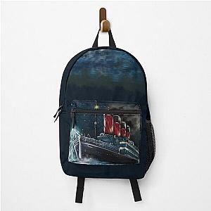 Titanic encounters iceberg backpack