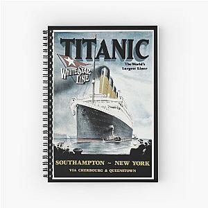 Titanic Vintage Spiral Notebook