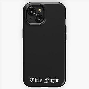 Title Fight Custom Logo White iPhone Tough Case