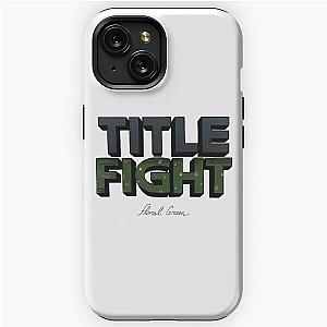 Title Fight - Floral Green iPhone Tough Case