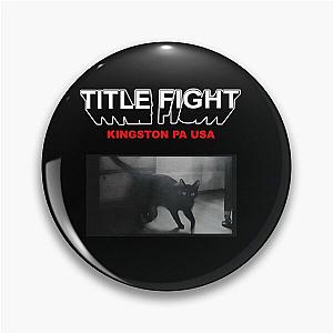 Title Fight Cat Pin