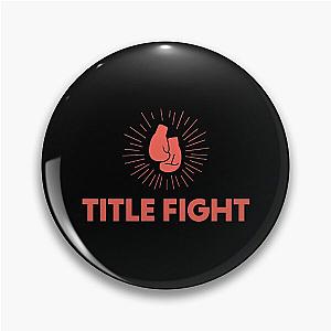 Title Fight Boxing Gloves Pin