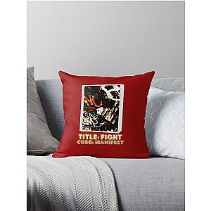 Title fight code manifest graffiti letters design colored Throw Pillow