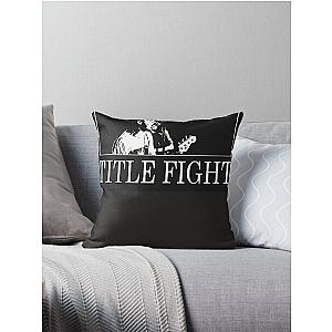 Title Fight Rock Shoegaze Band Throw Pillow