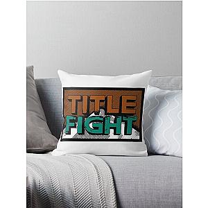 Title Fight logo Throw Pillow