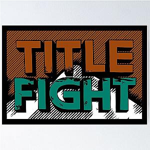 Title Fight logo Poster