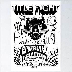 Title Fight North US Tour Poster