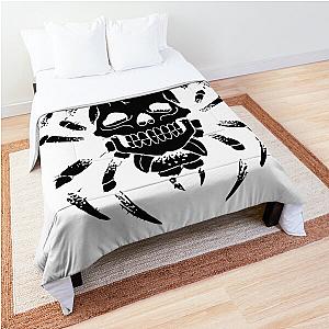 Title Fight skull spider Comforter