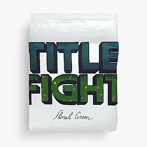 Title Fight Floral Green Duvet Cover